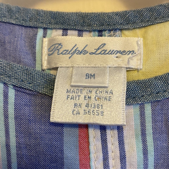 Boy 9M summer plaid jumper! - Picture 2 of 3